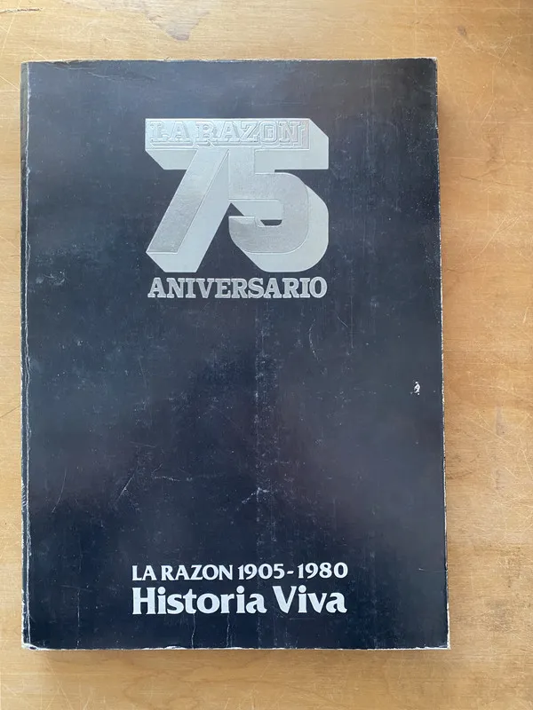 Tapa de La Razon 1905–1980. Historia viva - (m7)