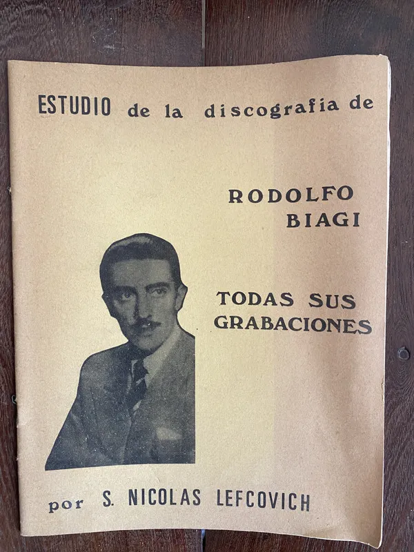 Estudio de la discografia de Rodolfo Biagi - Lefcovich (m7)