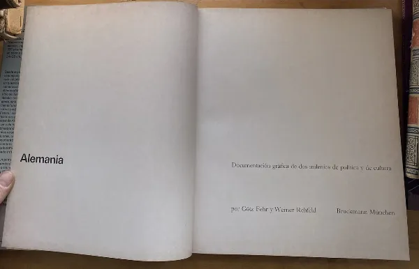 Tapa de Alemania. Documentacion grafica - Fehr; Rehfeld (m7)