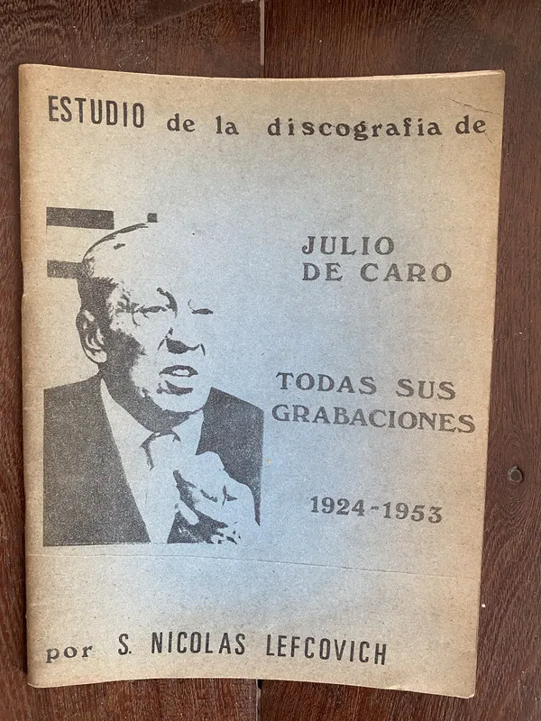 Estudio de la discografia de Julio de Caro- Lefcovich (m7)