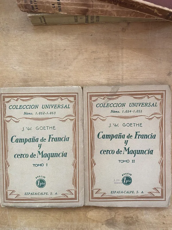 Campaña de Francia y cerco de Maguncia I y II- Goethe (PYO4