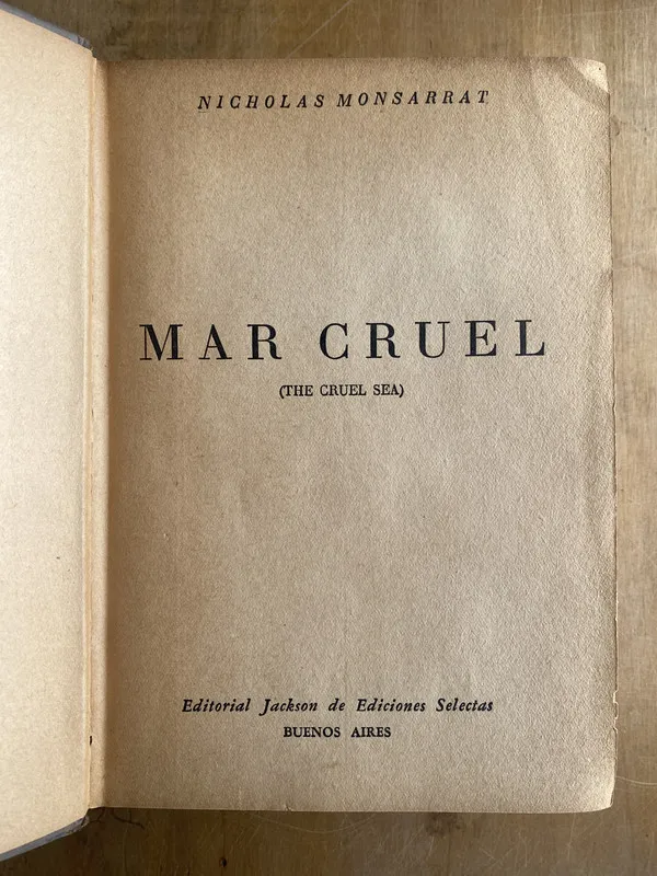 Mar cruel (The cruel sea) - Monsarrat, Nicholas (PYO3)