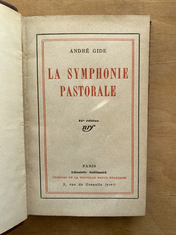 La symphonie pastorale - Gide, Andre (PYO3)