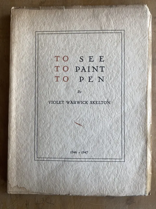 To see; To Paint; To pen - Warwick Skelton, Violet (PYO2)