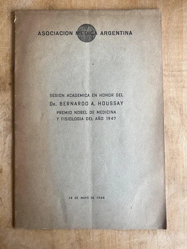 Sesion academica en honor Dr Houssay- Asoc medica (PYO2)
