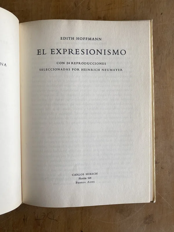 Tapa de El expresionismo - Hoffmann, Edith (PYO2)