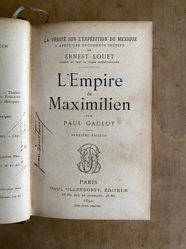 L'empire de Maximilien - Gaulot, Paul (PYO1)