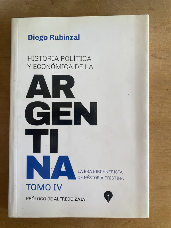 Tapa de Historia politica y economica de la Argentina- Rubinzal(3e7