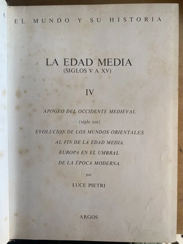 La edad media IV Apogeo del Occidente Medieval- Pietri (3e7
