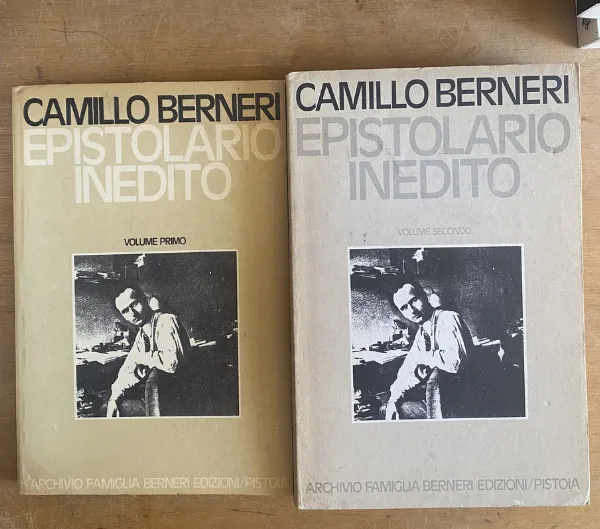 Tapa de Epistolario inedito (vol. 1 y 2) - Berneri, Camillo (3 e 7)