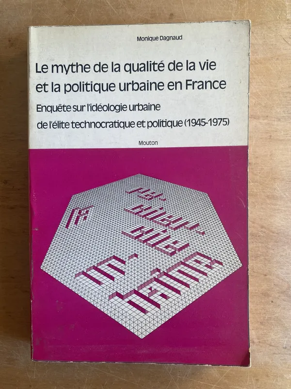 Le mythe de la qualite de la vie et la politi- Dagnaud (3f8