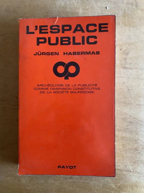 L'espace public Archeologie de la publicite- Habermas (3j4)
