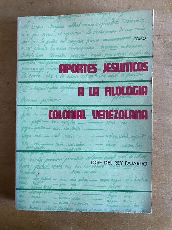 Aportes Jesuiticos a la filologia Colonial Venezolana (3j5)