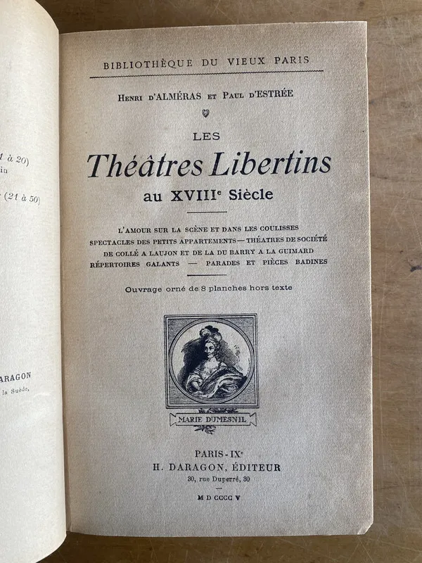 Les Theâtres Libertins au XVIIIᵉ Siecle - D’Almeras (3h6)