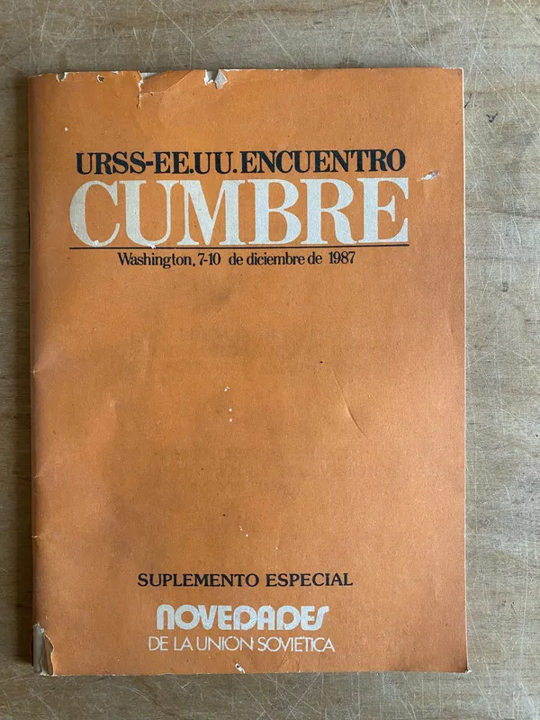 URSS-EE.UU. Encuentro - Cumbre. Washington 1987 (3h7)