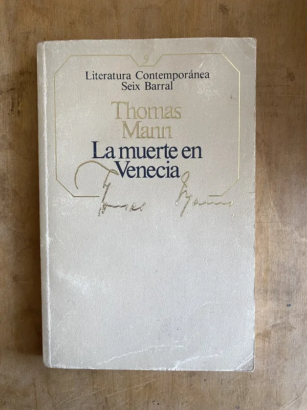 Tapa de La muerte en Venecia - Mann, Thomas (JJ2)