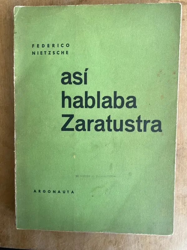 Asi hablaba Zaratustra - Nietzche, Federico (JJ4)