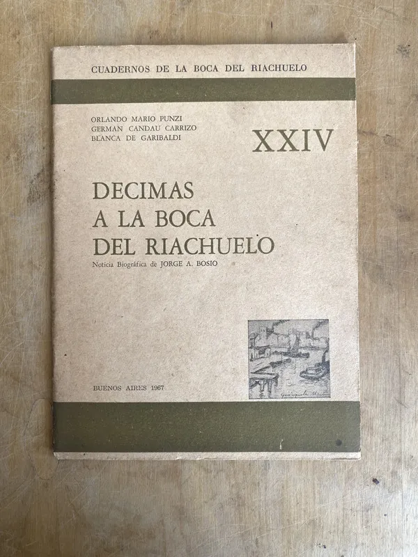 Tapa de Decimas a la boca del riachuelo- Punzi; Candau Carrizo (JJ4