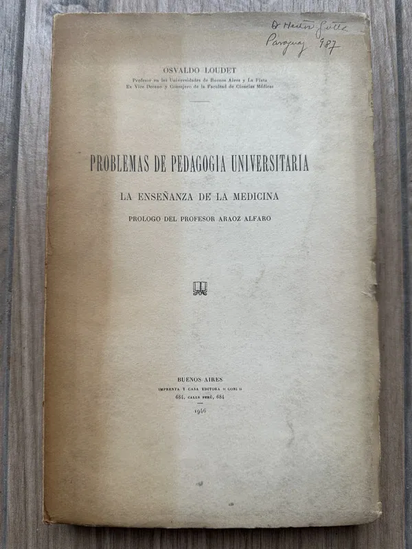 Problemas de pedagogia Universitaria - Loudet, Osvaldo (3j3