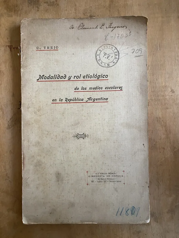 Modalidad y rol etiologico de los medios escolar- Trejo (n5