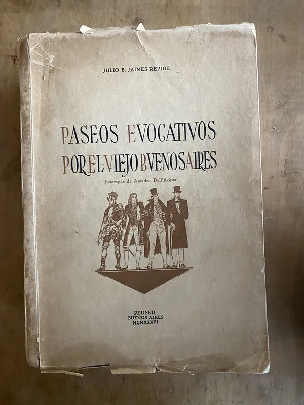 Tapa de Paseos evocativos por el viejo buenos ai- Jaimes Repide (n5