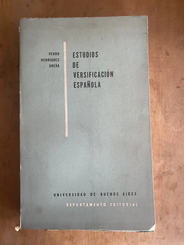 Estudios de versificacion española - Henriquez Ureña (cc1)