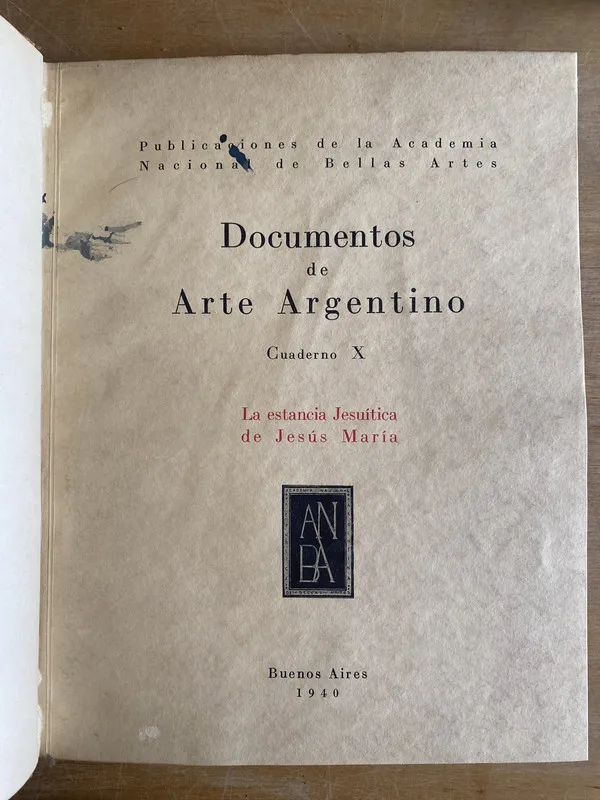 La estancia jesuitica de jesus maria - Documentos de (2v0)