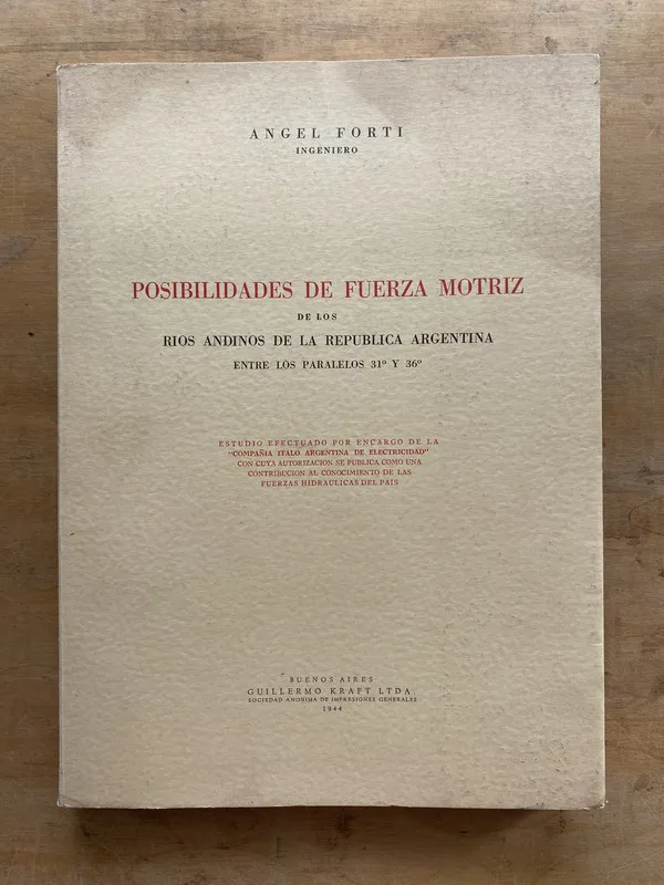 Posibilidades de Fuerza Motriz de rios andinos - Forti (aa7