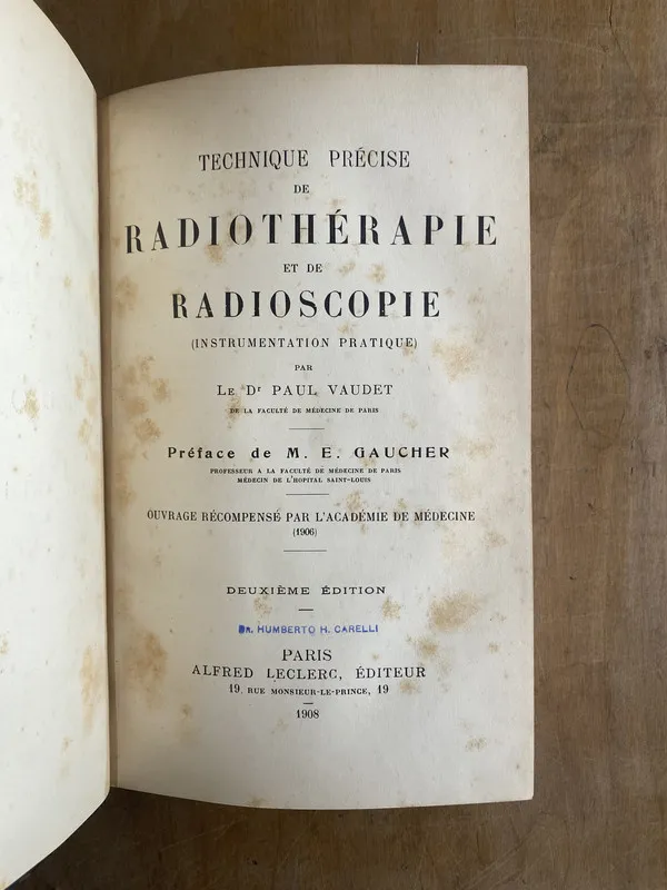 Technique precise de radiotherapie et de radi- Vaudet (ii2)