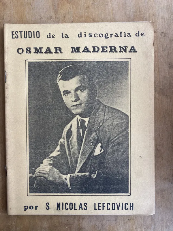 Estudio de la discografia de Osmar Maderna - Lefcovich (ñ4)