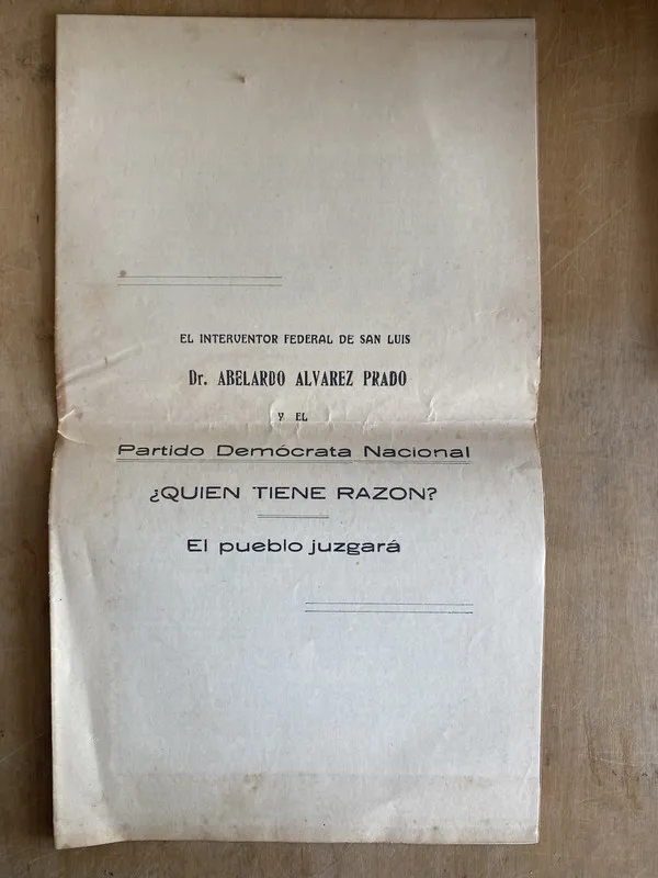 El interventor federal de San Luis Alvarez Prado y (ñ4)