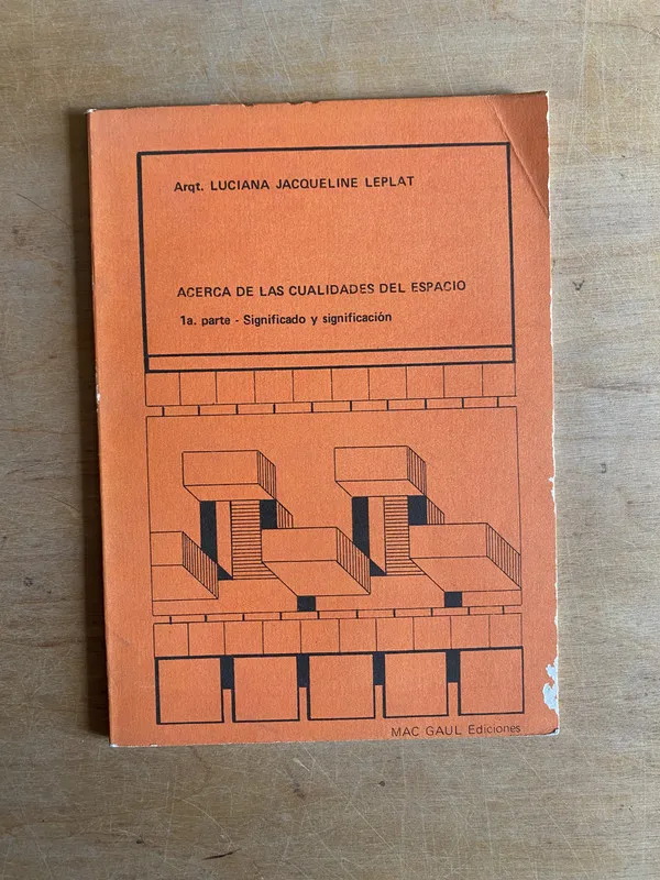 Acerca de las cualidades del espacio- Leplat (3m1)