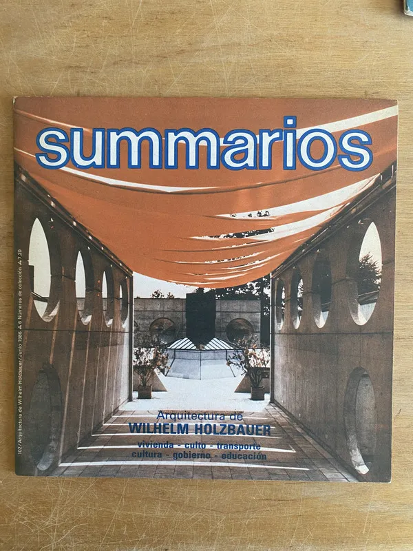 Summarios. Arquitectura de Wilhelm Holzbauer. Vivienda (3m1