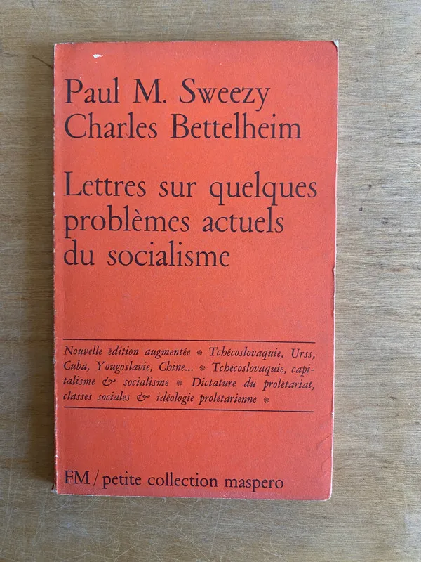 Lettres sur quelques problèmes actuels du soci- Sweezy (3m2