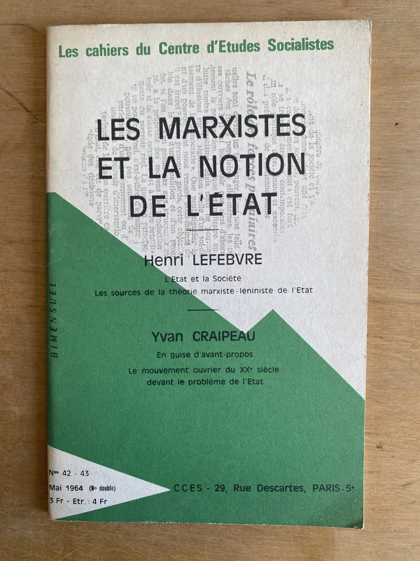 Les marxistes et la notion de l’etat- Lefebvre (3m2)