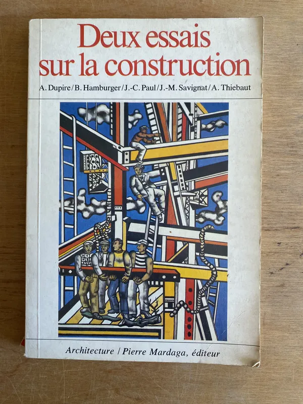 Tapa de Deux essais sur la construction - Dupire; Hamburger (3m2)