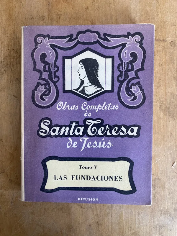 Tapa de Obras completas de Santa Teresa de Jesus. Tomo V (L6)