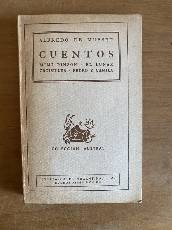 Cuentos. Mimi Pinson; El lunar; Croisilles- De Musset (3k2)