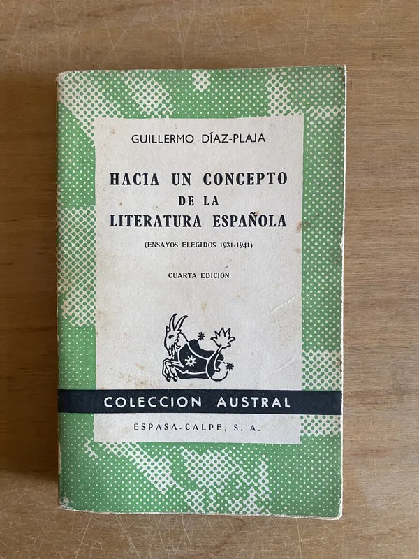 Hacia un concepto d la literatura Española- Diaz-Plaja (3k2
