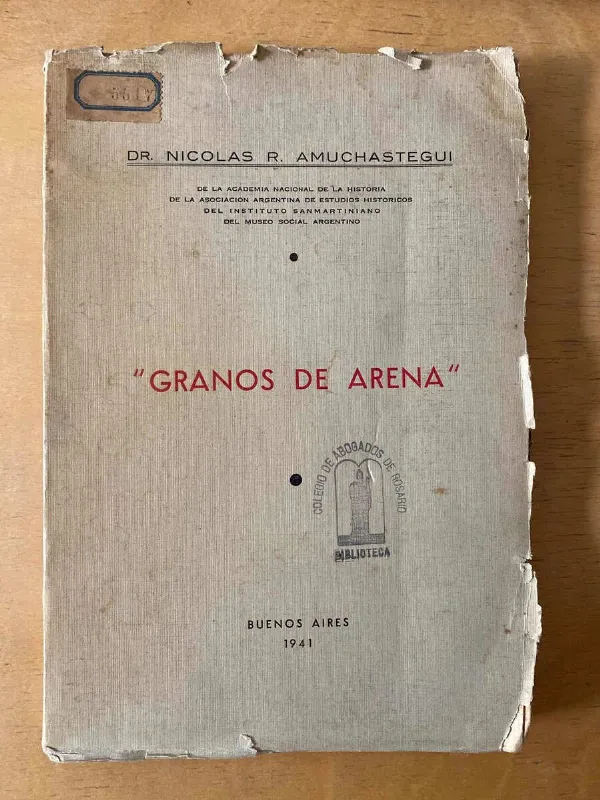 Tapa de Granos De Arena - Amuchastegui, Nicolas (d3)