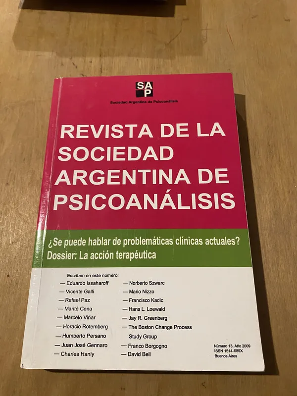 Revista de la sociedad del Psicoanalisis - Issaharoff (3j1)