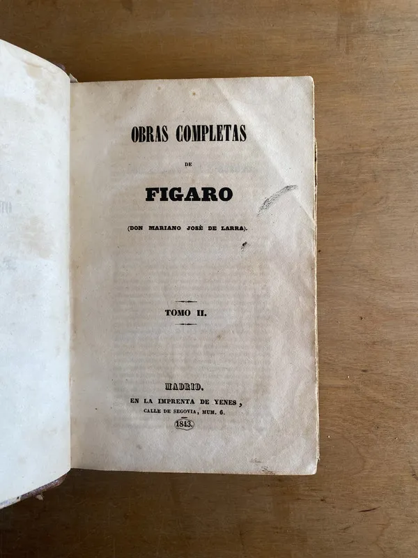 Obras completas de Figaro II - Figaro, (3k1)