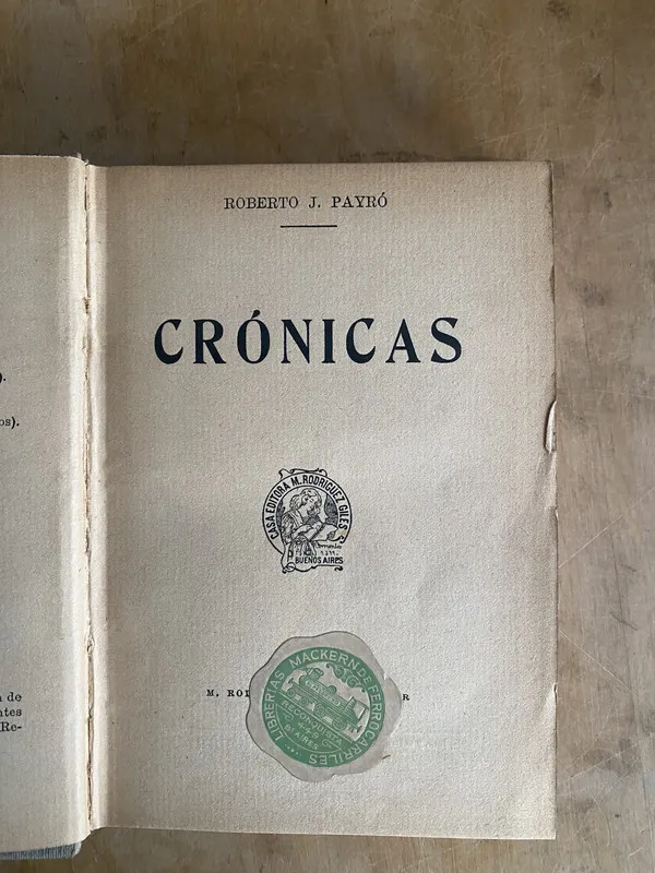 Cronicas - Payro, Roberto (cc1)