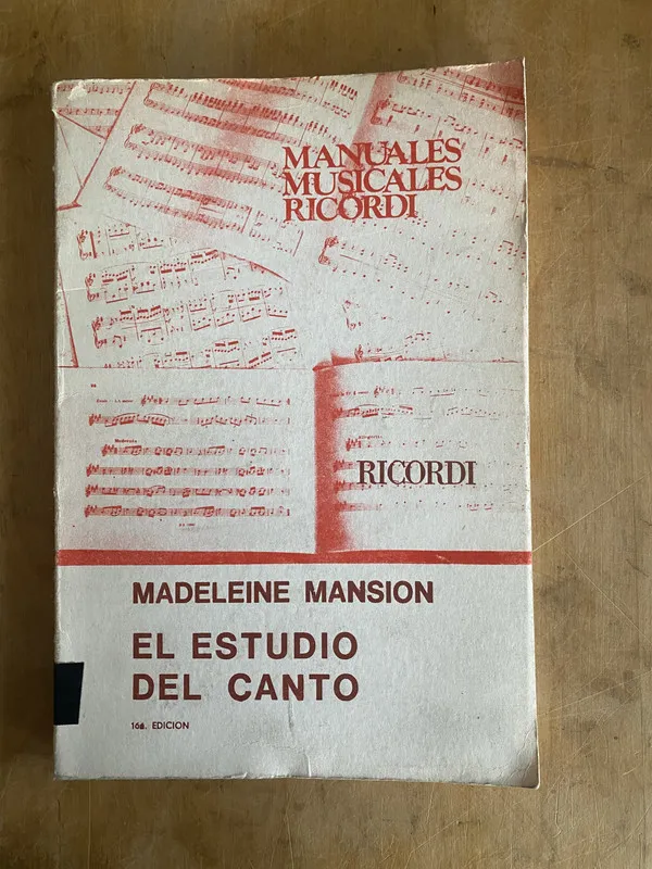 El estudio del canto - Mansion, Madeleine (cc1)