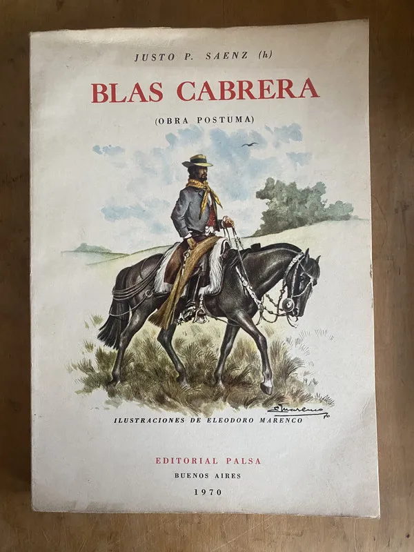 Tapa de Blas Cabrera - Saenz, Justo P. (cc1)