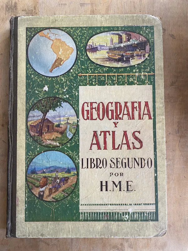 Geografia y atlas, libro segundo - H.M.E. (cc3)
