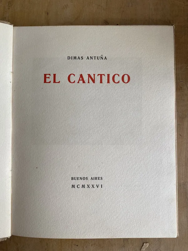 El cantico - Antuña, Dimas (cc3)