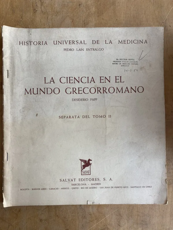 La ciencia en el mundo grecorromano - Papp, Desiderio (cc3)