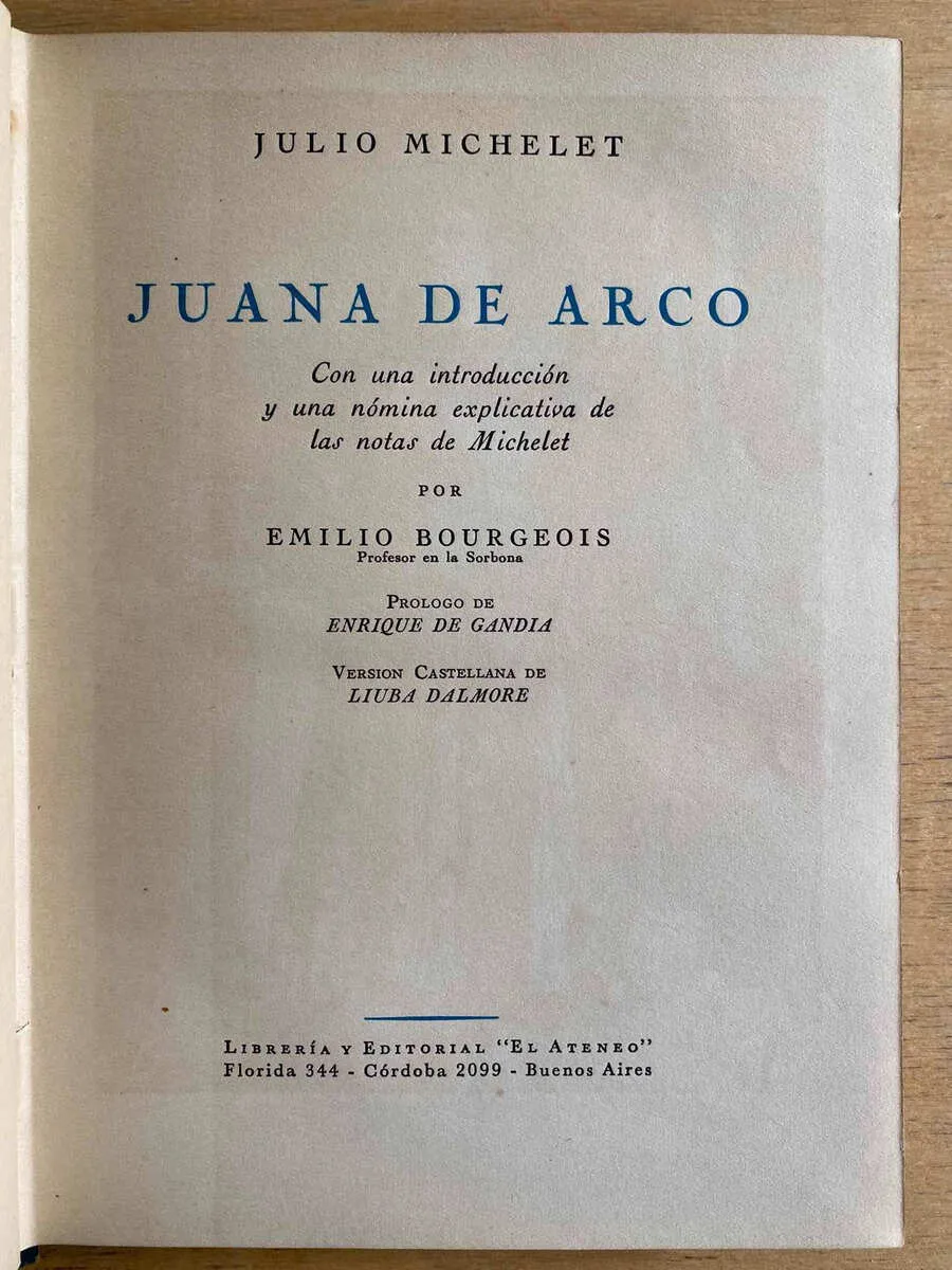 Juana De Arco - Michelet, Julio (f3)