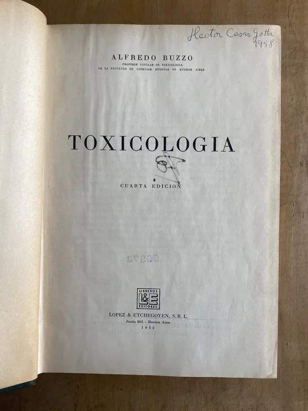 Toxicologia - Buzzo, Alfredo (ii2)